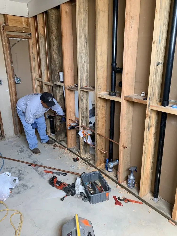 Commercial rough-in plumbing for Commercial Plumbing in Warroad
